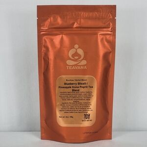 SEALED Teavana Tea Blueberry Bliss Pineapple Kona Pop Rooibos Herbal Blend 2 oz